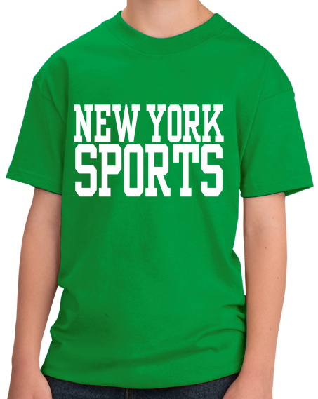 Youth Green New York Sports - Generic Funny Sports Fan T-shirt