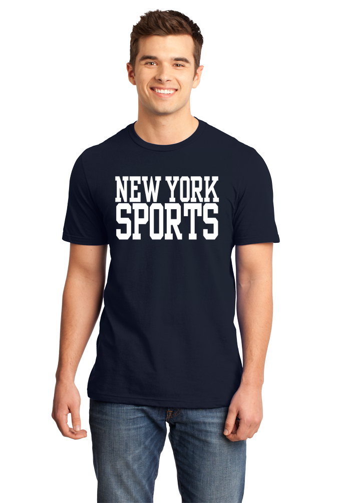 Standard Navy New York Sports - Generic Funny Sports Fan T-shirt