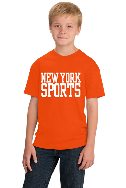 Youth Orange New York Sports - Generic Funny Sports Fan T-shirt