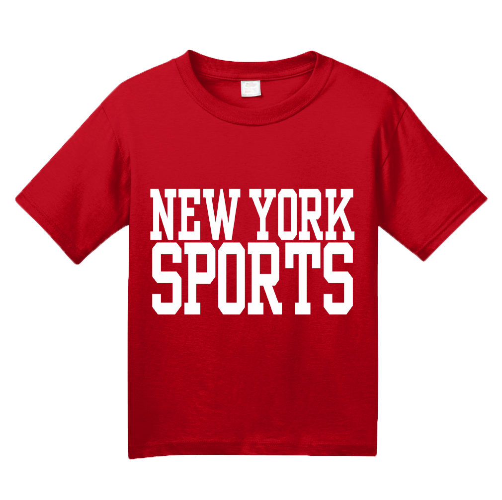 Youth Red New York Sports - Generic Funny Sports Fan T-shirt
