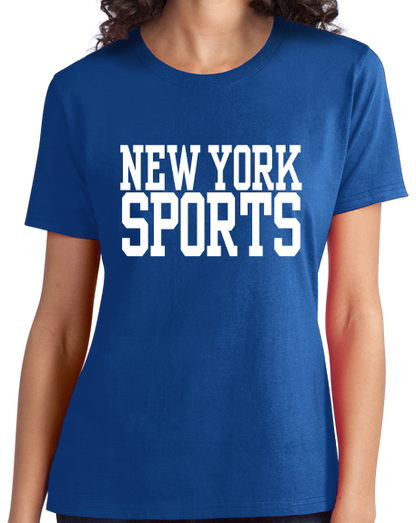 Ladies Royal New York Sports - Generic Funny Sports Fan T-shirt