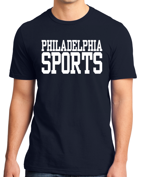 Standard Navy Philadelphia Sports - Generic Funny Sports Fan T-shirt