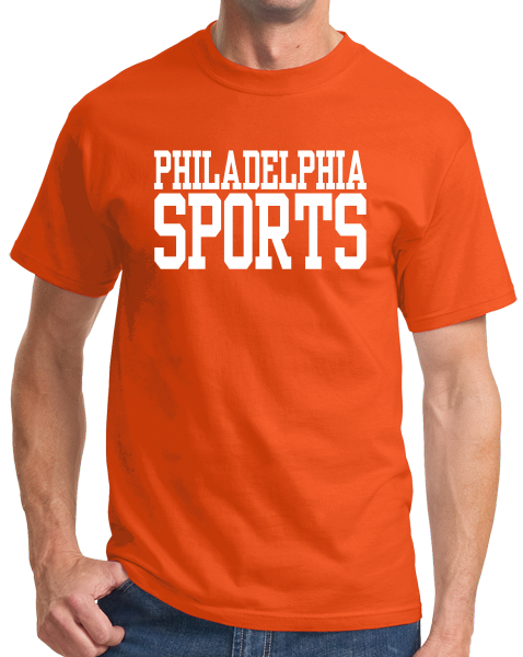 Standard Orange Philadelphia Sports - Generic Funny Sports Fan T-shirt
