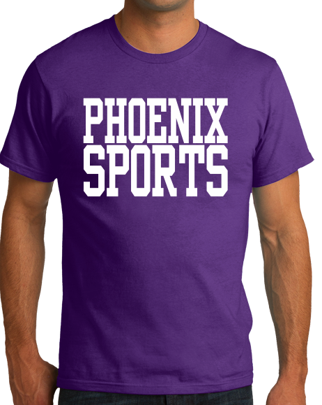 Standard Purple Phoenix Sports - Generic Funny Sports Fan T-shirt