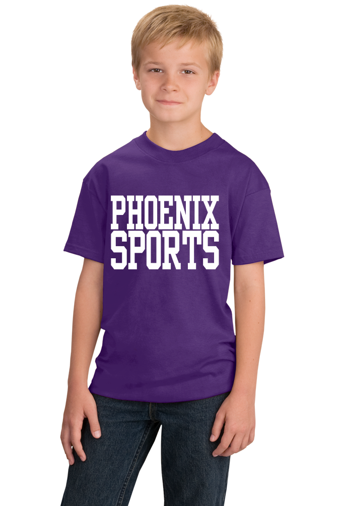 Youth Purple Phoenix Sports - Generic Funny Sports Fan T-shirt