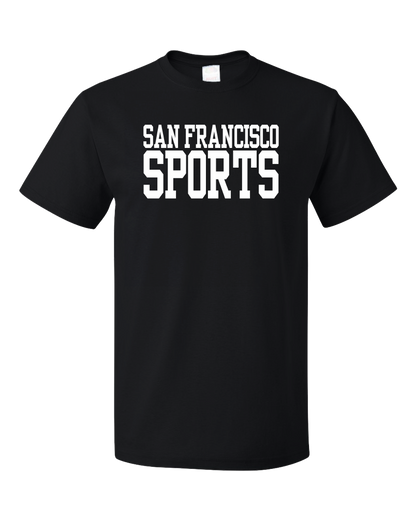 Standard Black San Francisco Sports - Generic Funny Sports Fan T-shirt