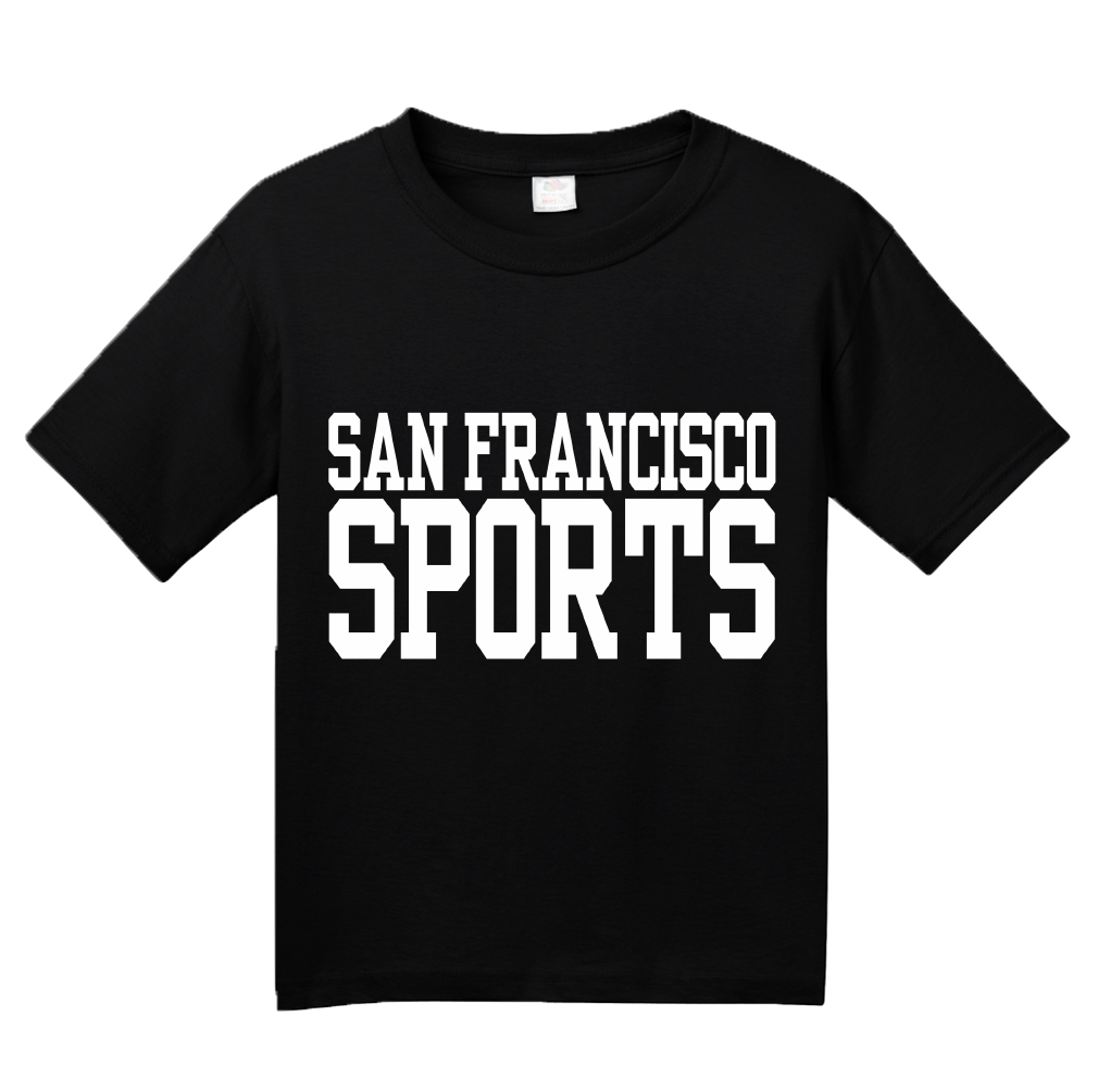 Youth Black San Francisco Sports - Generic Funny Sports Fan T-shirt