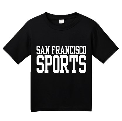 Youth Black San Francisco Sports - Generic Funny Sports Fan T-shirt