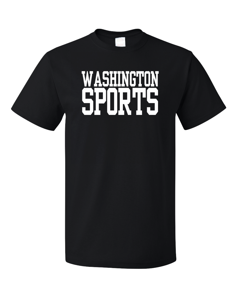 Standard Black Washington D.C. Sports - Funny Generic Sports Fan T-shirt