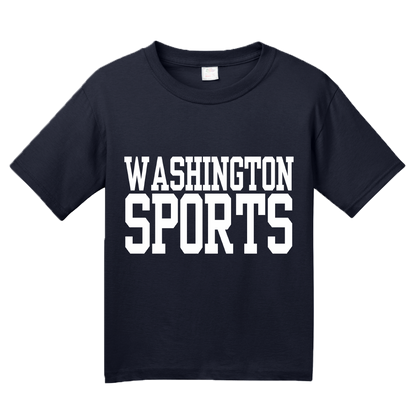 Youth Navy Washington D.C. Sports - Funny Generic Sports Fan T-shirt
