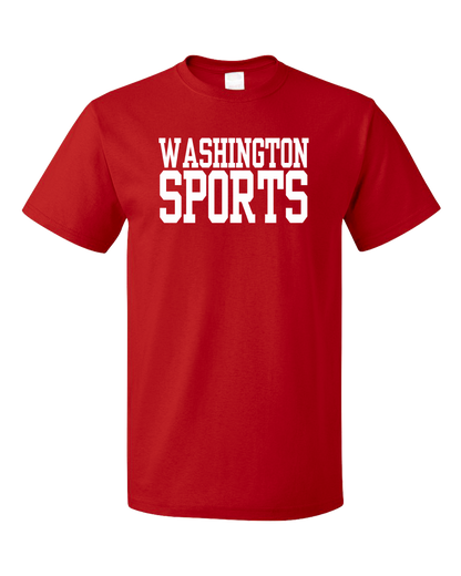 Standard Red Washington D.C. Sports - Funny Generic Sports Fan T-shirt