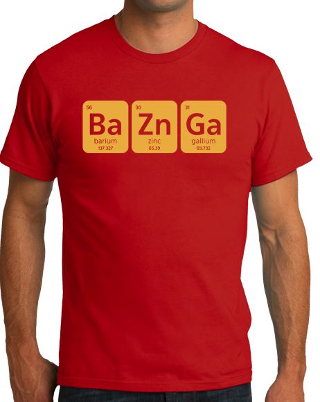 Unisex Red Bazinga T-shirt