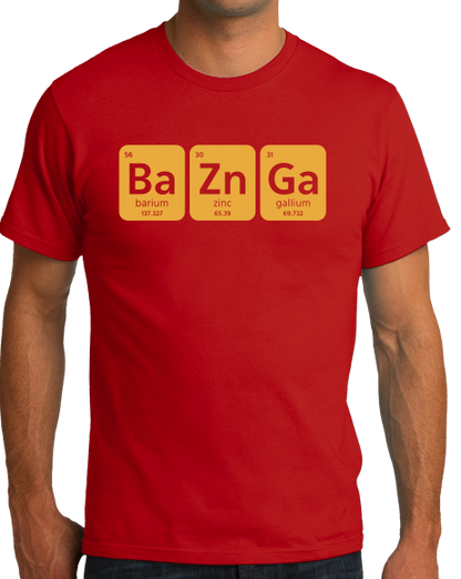 Unisex Red Bazinga T-shirt