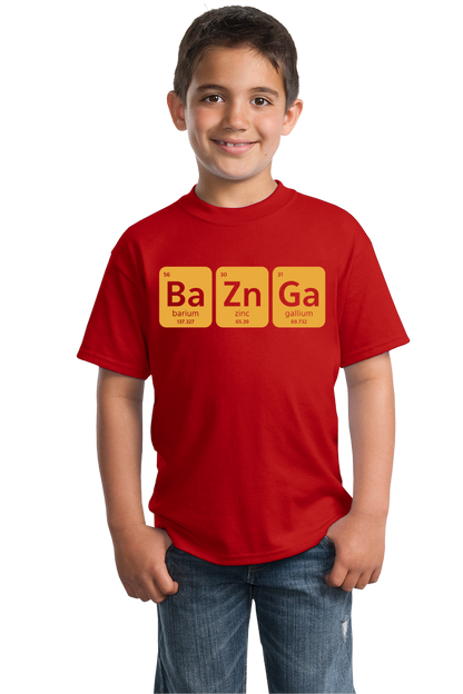 Youth Red Bazinga T-shirt