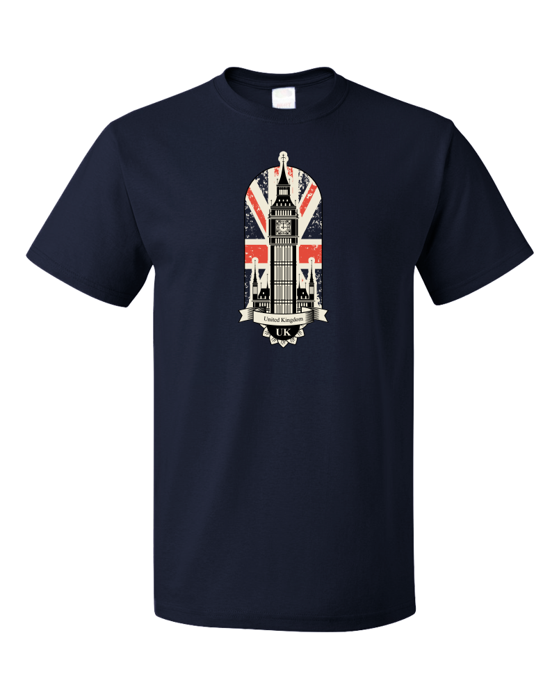 Standard Navy Big Ben UK Love - London Anglophile British Pride Love England T-shirt