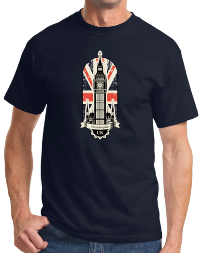 Standard Navy Big Ben UK Love - London Anglophile British Pride Love England T-shirt