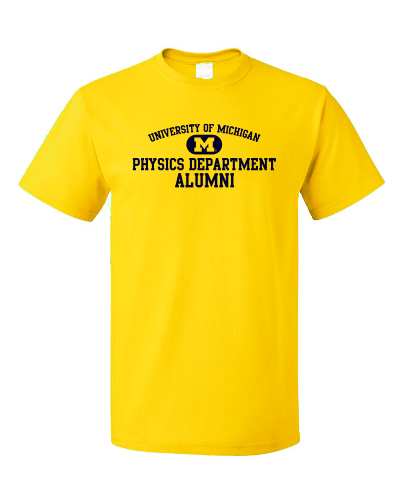 Unisex Yellow Alternate Alumni Maize Tee T-shirt