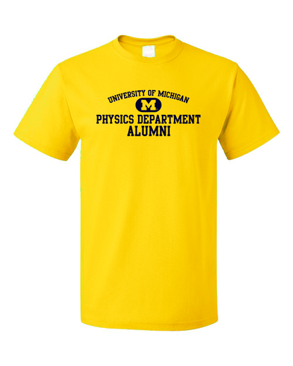 Unisex Yellow Alternate Alumni Maize Tee T-shirt