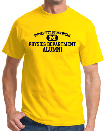 Unisex Yellow Alternate Alumni Maize Tee T-shirt