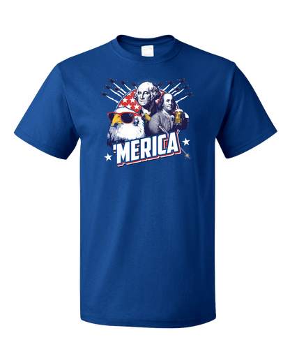 Standard Royal Epic 'Merica - Patriotism Funny American Pride 4th of July Party T-shirt