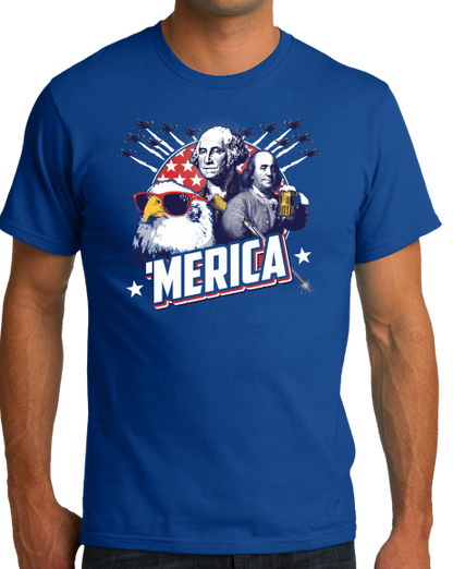 Standard Royal Epic 'Merica - Patriotism Funny American Pride 4th of July Party T-shirt