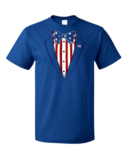 Standard Royal Merica Tuxedo - 4th of July Party USA Pride Funny Drinking T-shirt