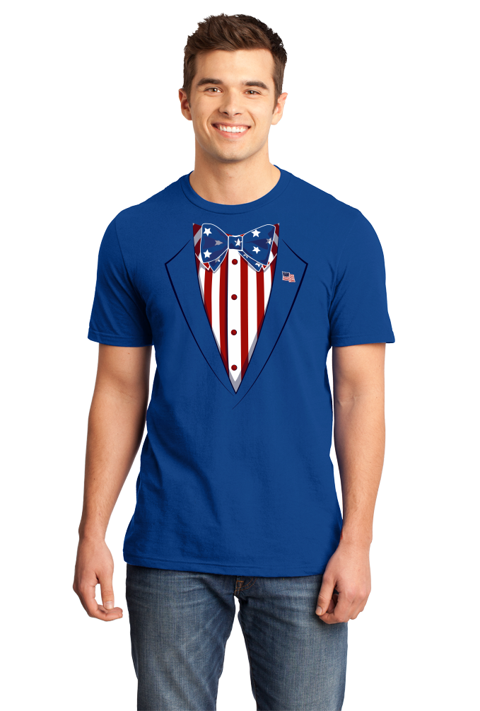 Standard Royal Merica Tuxedo - 4th of July Party USA Pride Funny Drinking T-shirt