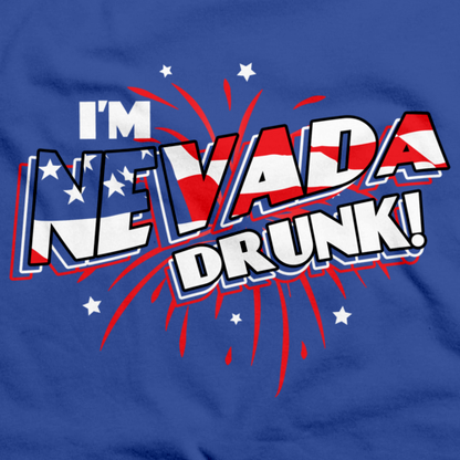 I'm Nevada Drunk! Royal Blue art preview