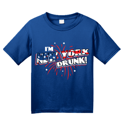 Youth Royal I'm New York Drunk! - July 4th NYC USA Pride Party Drinking T-shirt