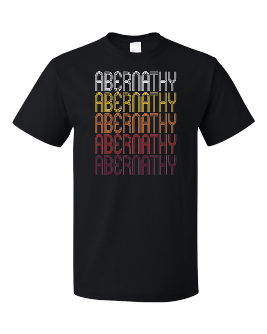 Standard Black Abernathy, TX | Retro, Vintage Style Texas Pride  T-shirt