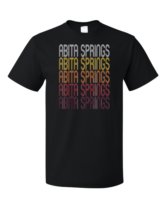 Standard Black Abita Springs, LA | Retro, Vintage Style Louisiana Pride  T-shirt