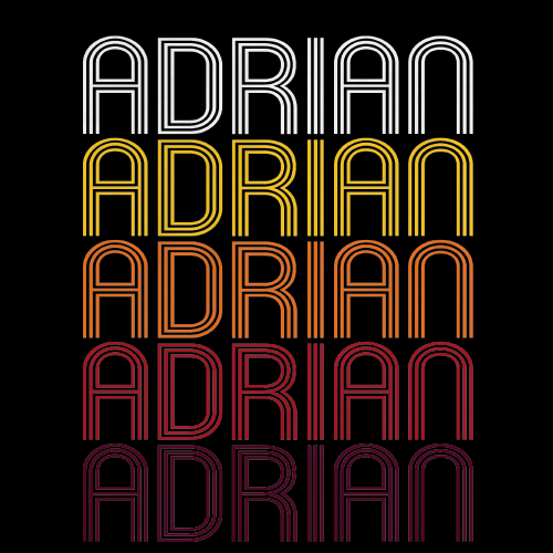 Adrian, MI | Retro, Vintage Style Michigan Pride 