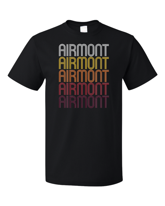 Standard Black Airmont, NY | Retro, Vintage Style New York Pride  T-shirt