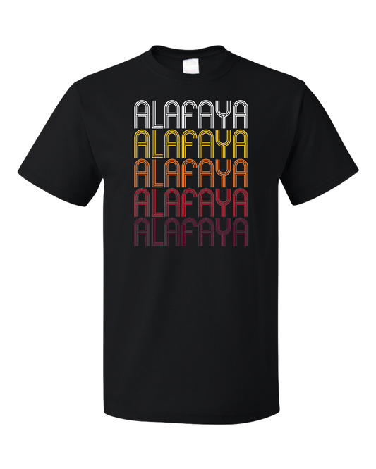 Standard Black Alafaya, FL | Retro, Vintage Style Florida Pride  T-shirt