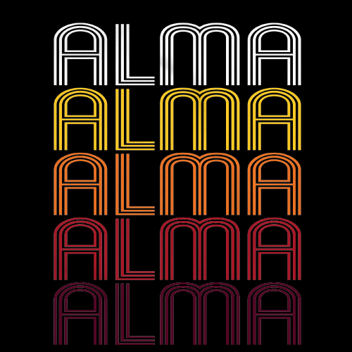 Alma, MI | Retro, Vintage Style Michigan Pride 