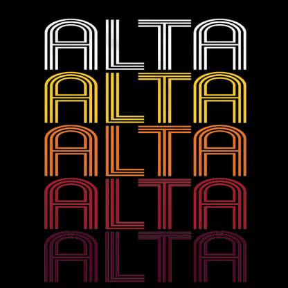Alta, IA | Retro, Vintage Style Iowa Pride 