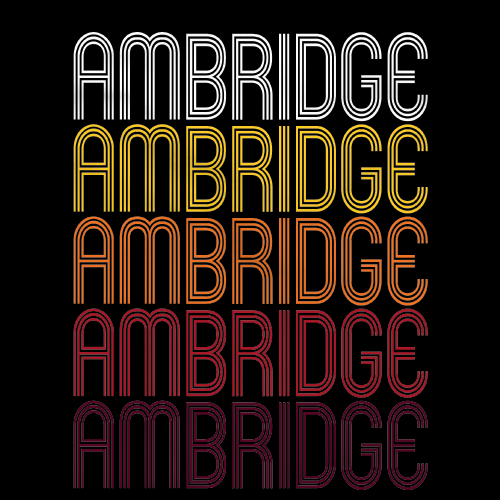 Ambridge, PA | Retro, Vintage Style Pennsylvania Pride 