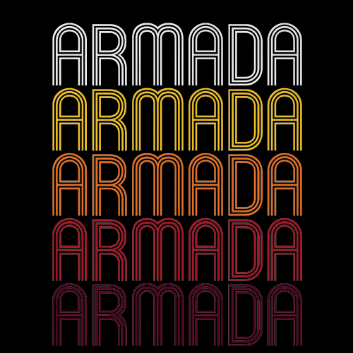 Armada, MI | Retro, Vintage Style Michigan Pride 
