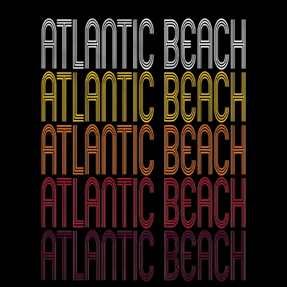 Atlantic Beach, NC | Retro, Vintage Style North Carolina Pride 