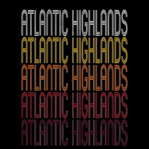 Atlantic Highlands, NJ | Retro, Vintage Style New Jersey Pride 