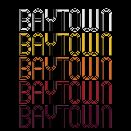 Baytown, TX | Retro, Vintage Style Texas Pride 