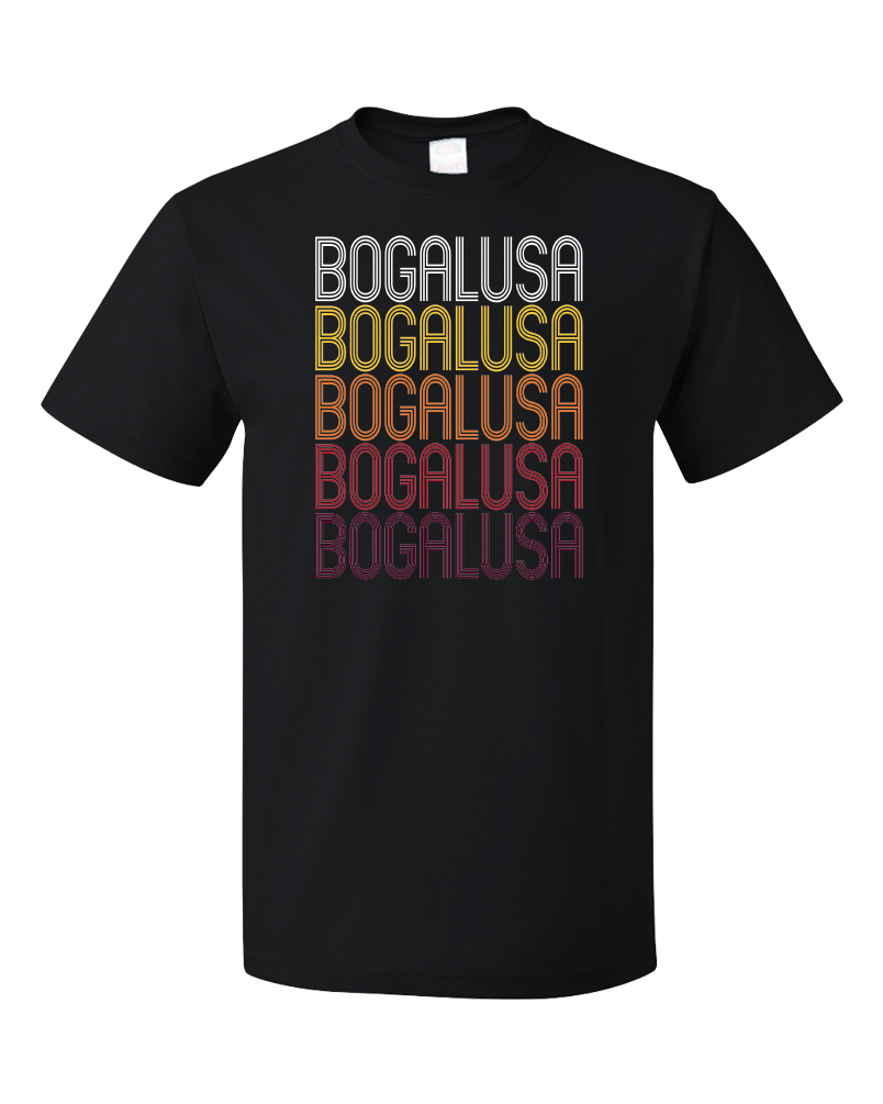 Standard Black Bogalusa, LA | Retro, Vintage Style Louisiana Pride  T-shirt