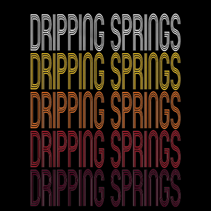Dripping Springs, TX | Retro, Vintage Style Texas Pride 