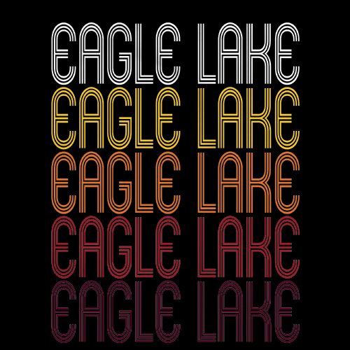 Eagle Lake, MN | Retro, Vintage Style Minnesota Pride 