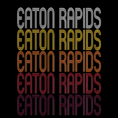 Eaton Rapids, MI | Retro, Vintage Style Michigan Pride 