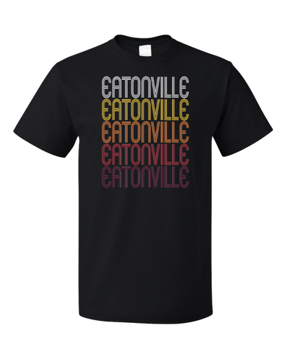 Standard Black Eatonville, FL | Retro, Vintage Style Florida Pride  T-shirt