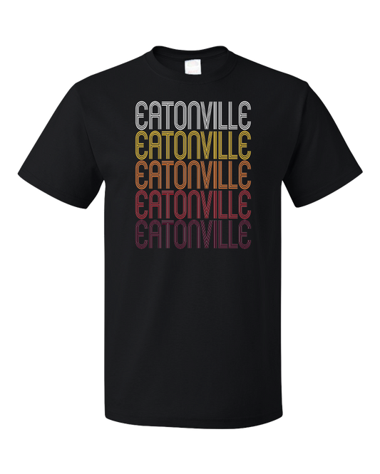Standard Black Eatonville, WA | Retro, Vintage Style Washington Pride  T-shirt