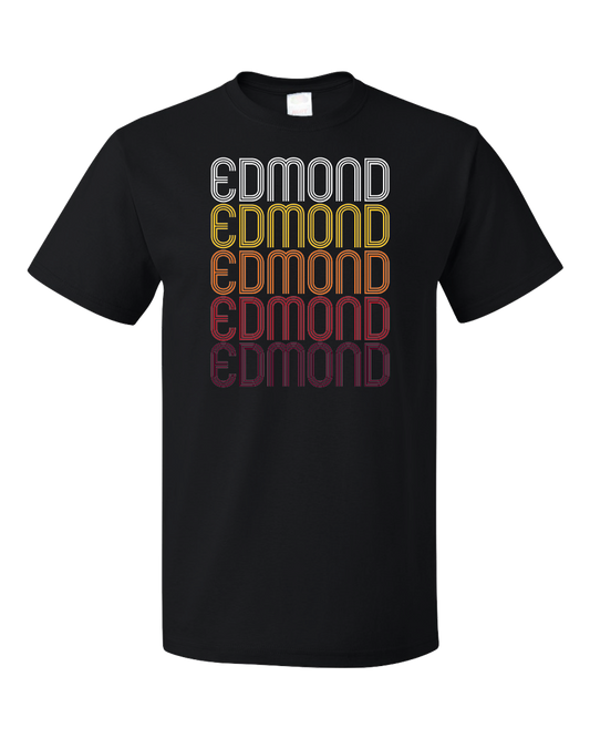 Standard Black Edmond, OK | Retro, Vintage Style Oklahoma Pride  T-shirt