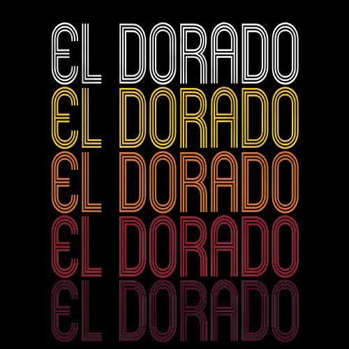 El Dorado, KS | Retro, Vintage Style Kansas Pride 