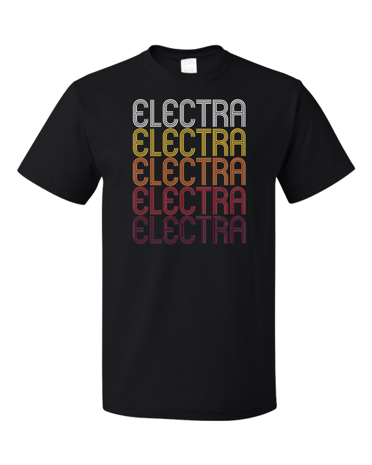 Standard Black Electra, TX | Retro, Vintage Style Texas Pride  T-shirt